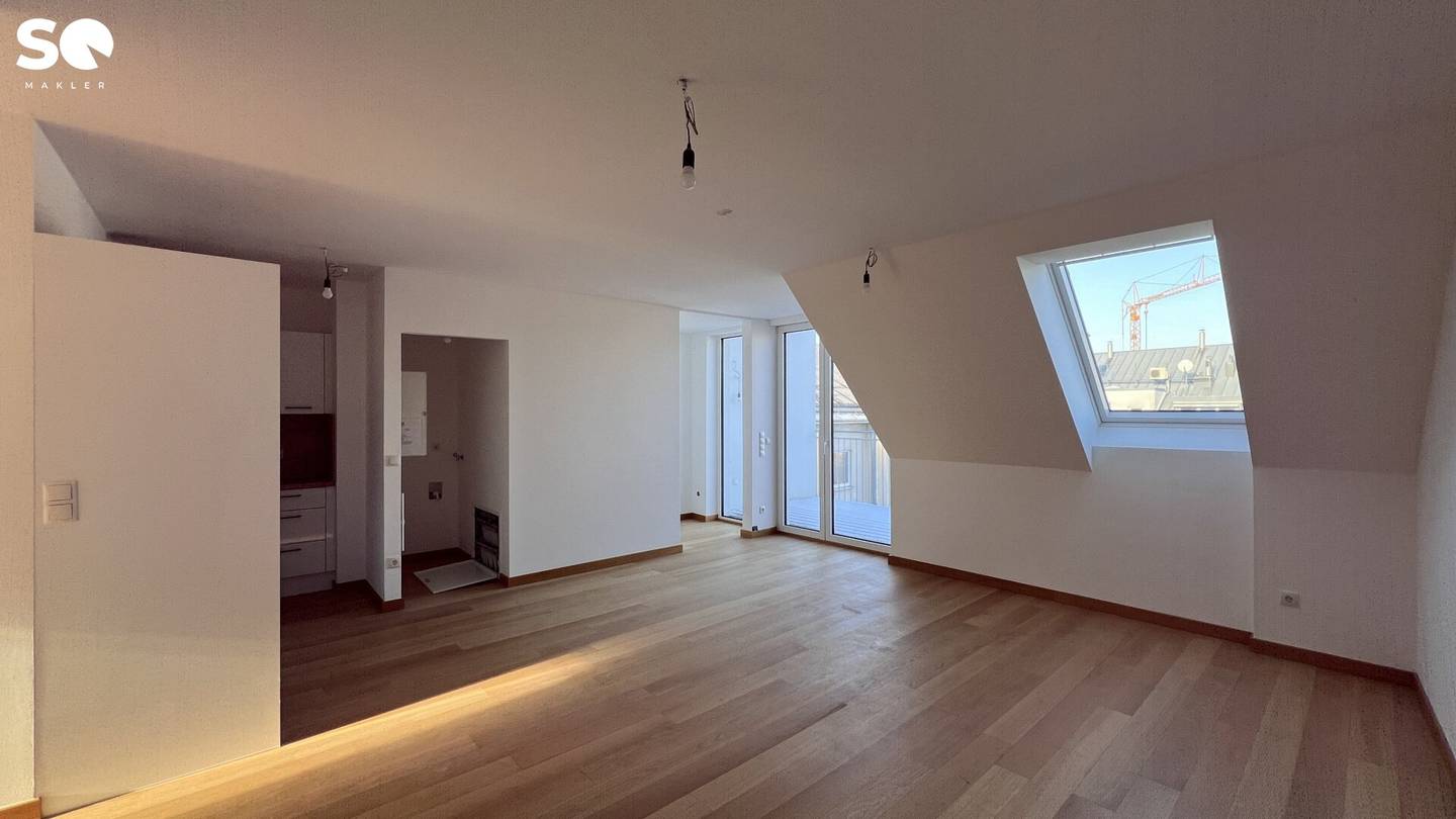 # SQ - ELEGANTE 3 ZIMMERWOHNUNG MIT BALKON - DACHGESCHOSS - ERSTBEZUG - 1190 WIEN