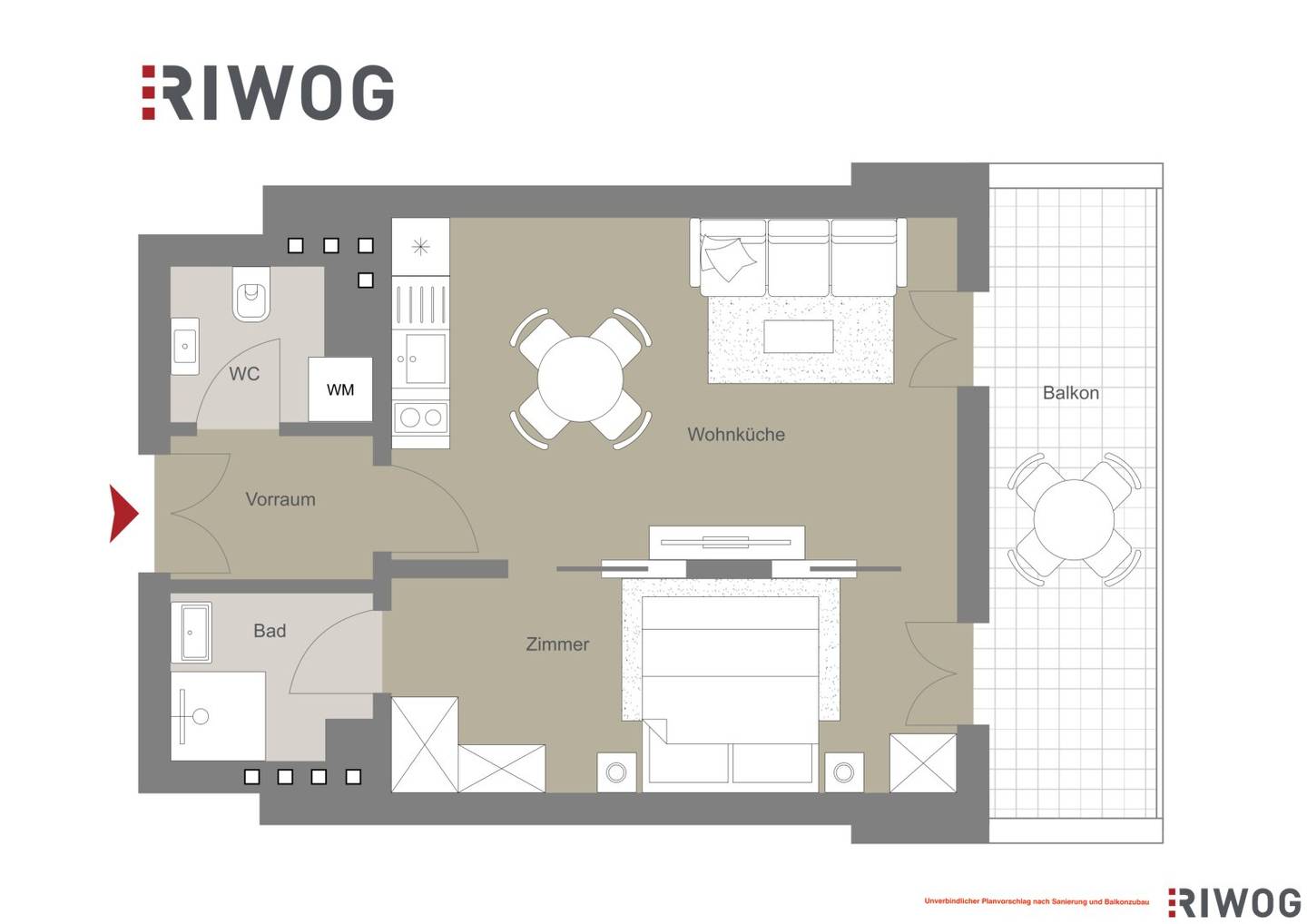 Old Building in Courtyard Location with Green View | Needs Renovation | Balcony Option (Approved) | Near Einsiedlerpark, U4 Margaretengürtel, future U2 Reinprechtsdorfer Straße Station