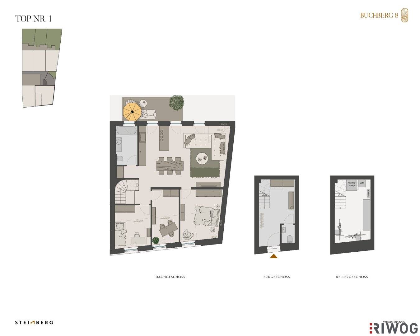 ERSTBEZUG NÄHE STADTPLATZ | Exklusive 4-Zimmer-Wohnung mit ca. 10 m² Balkon | Sole-Wasser-Wärmepumpe | TG-Stellplatz