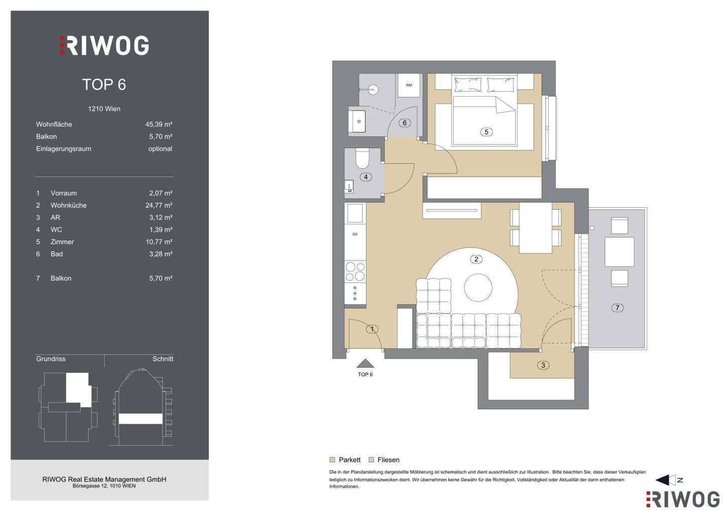 2 room First Occupancy Completion Q1 2027 1210 Wien High quality fittings