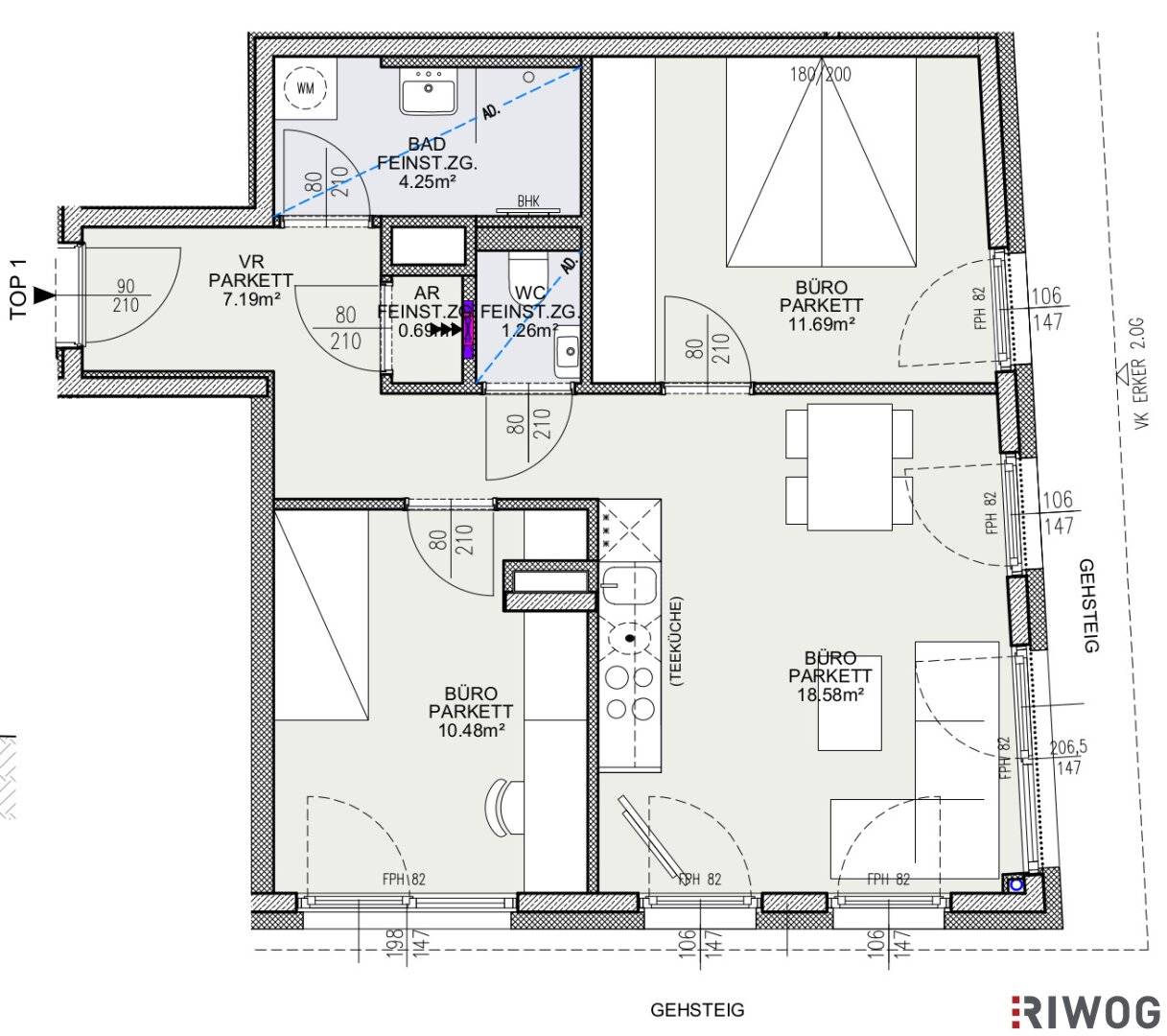 First Occupancy | Atelier/Office/Practice | District Heating | Underground Parking Space Optional | Sustainable Housing Project
