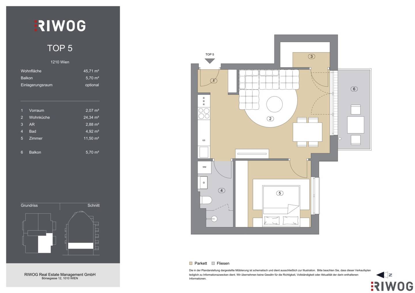 2-Zimmer I Erstbezug I Fertigstellung Q1 2027 I 1210 Wien I Hochwertige Ausstattung