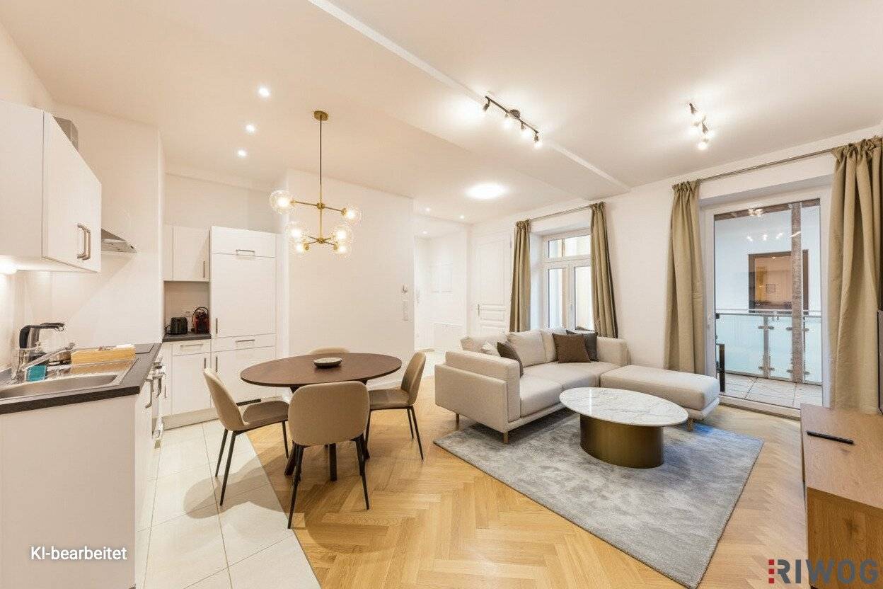 Sanierte ALTBAU-BALKONWOHNUNG in RUHELAGE | SÜDSEITIG & HELL | Ca. 2 Min. zur U4 SCHÖNBRUNN | Ca. 15 Min. in den 1. Bezirk
