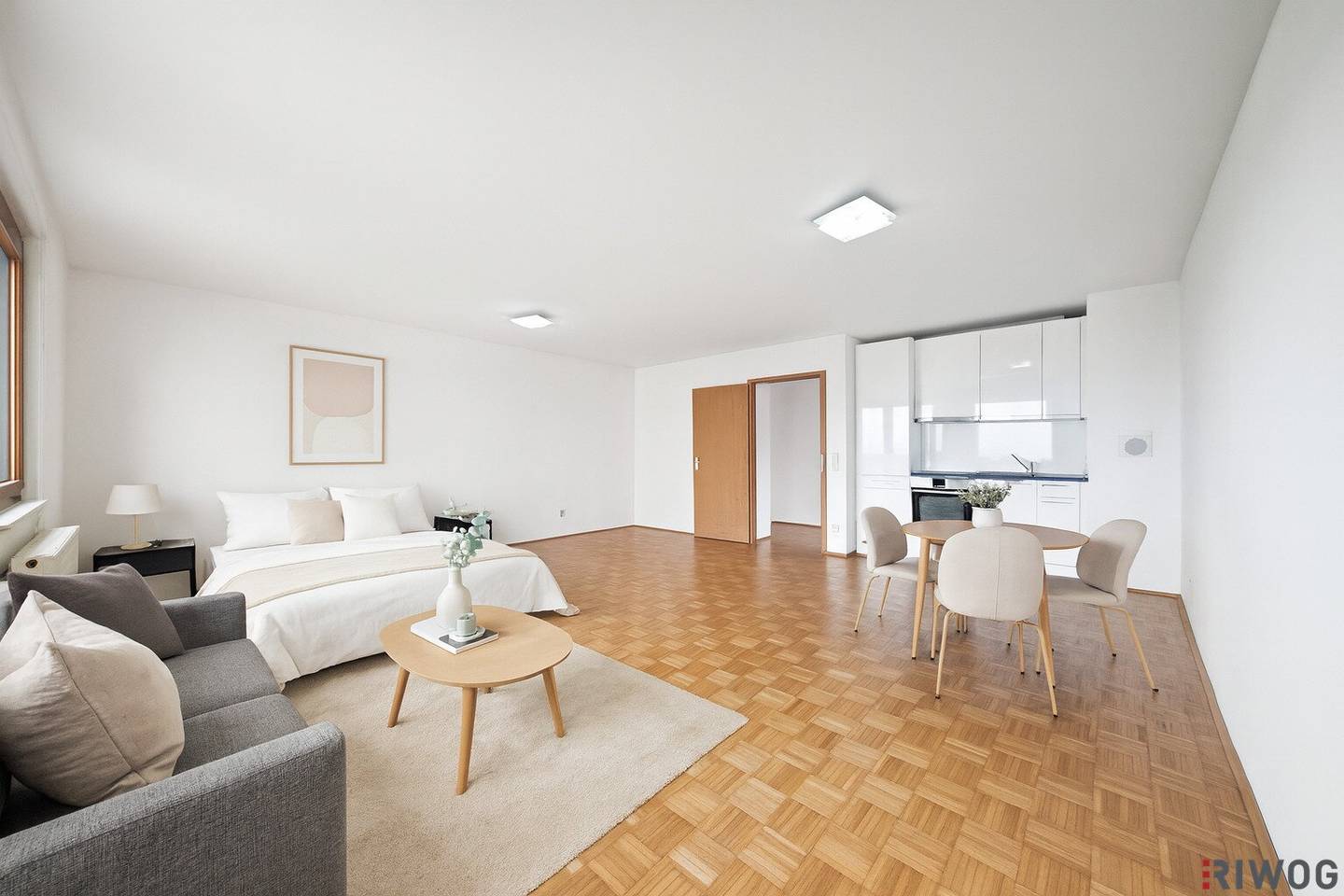 Bright new build apartment with park view near the U-Bahn by Donauinsel | rented until 2031 | free rent | modern building incl. underground garage