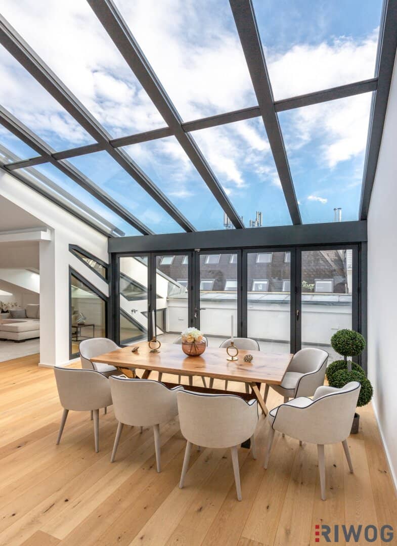 Exklusive Penthouse-Residenz in 1010 Wien – Erstbezug mit ca. 10,15 m² Terrasse auf Wohnebene, 5 Zimmer, ca. 361,53 m²