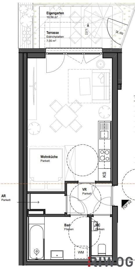 Gartenwohnung mit moderner Ausstattung in super Lage