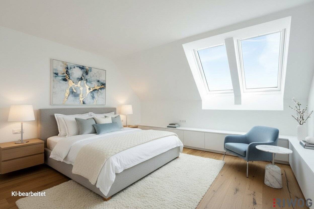 **ERSTBEZUG - Großzügige Dachgeschosswohnung mit Weitblick in zentraler Lage mit Dachterrasse und Balkon**