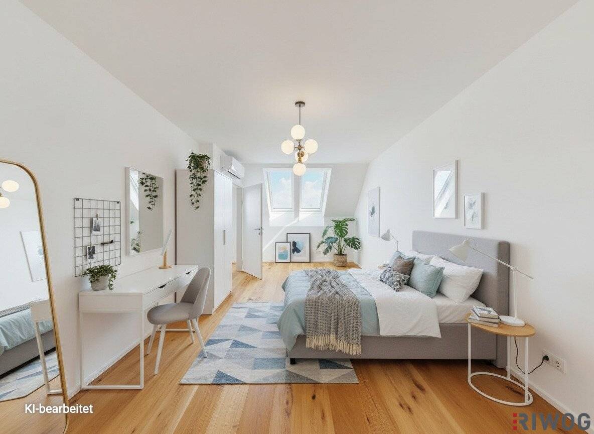 ERSTBEZUG - Lichtdurchflutete 4 Zimmer DG-Wohnung mit Terrasse in 1050 Wien