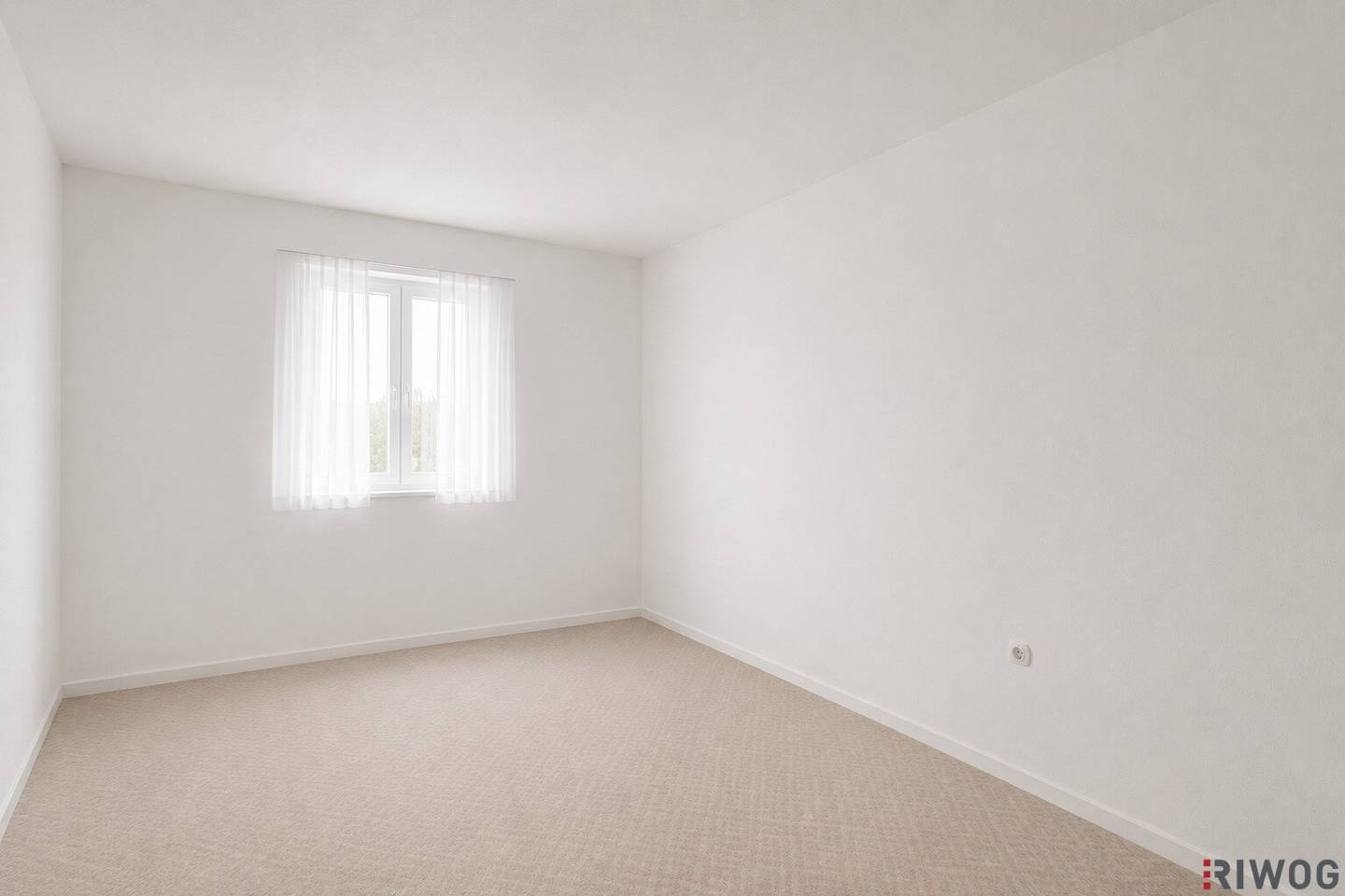 New build apartment with a green view and a 4 room possibility in a well kept house