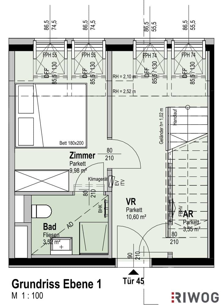 First occupancy with rooftop terrace | Dreamlike distant view | Attic duplex near Alte Donau | partly courtyard-facing | District heating | Underground parking space optional | Ideal for investors or owner-occupiers | Sustainable project