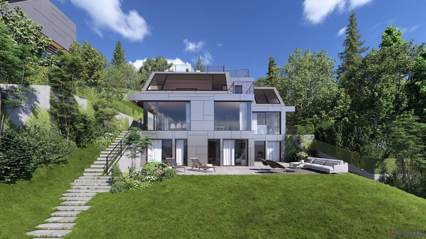 Villa with building permit and plenty of space in a green, tranquil setting