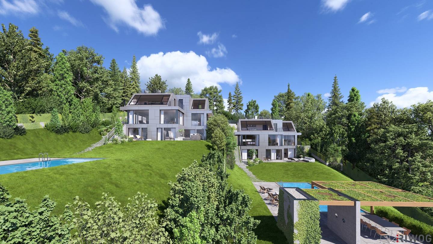 Villa with building permit and plenty of space in green surroundings