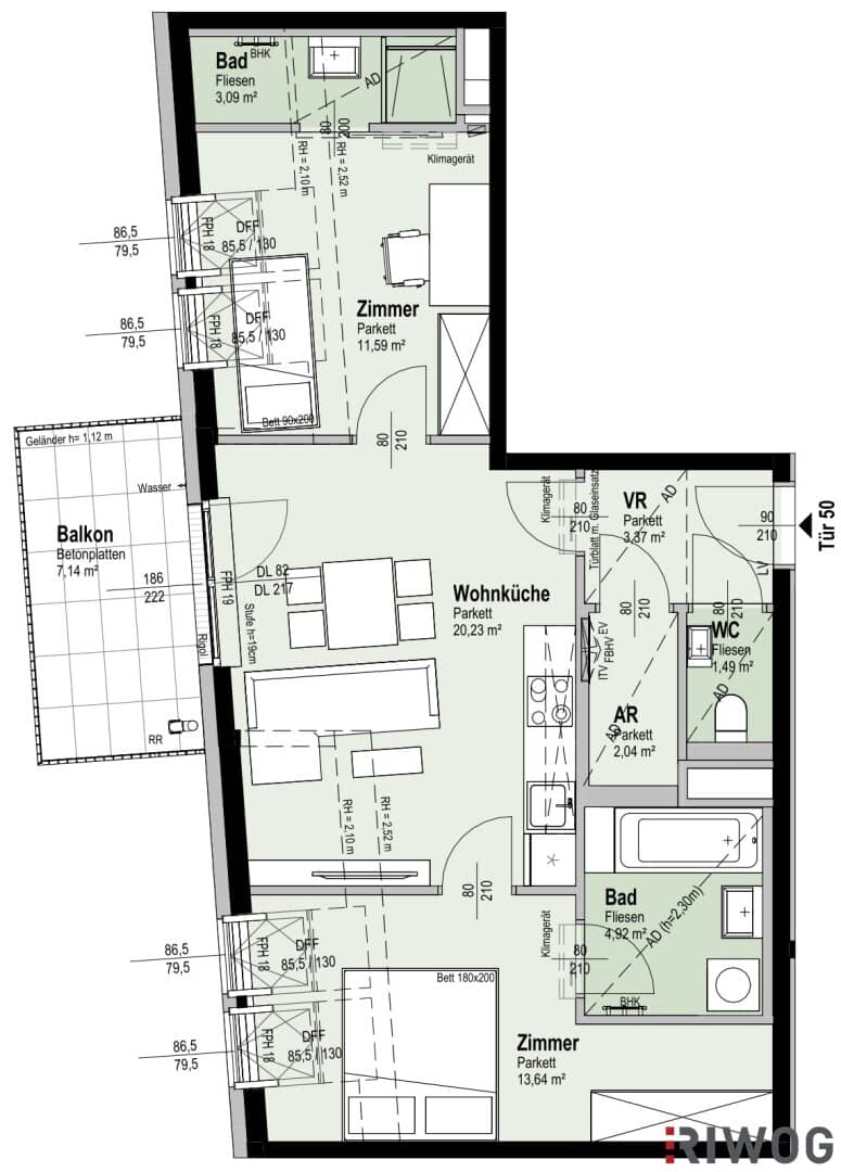 Top-floor first occupancy with balcony near Alte Donau district heating ideal for investors or owner-occupiers underground parking space optional sustainable project