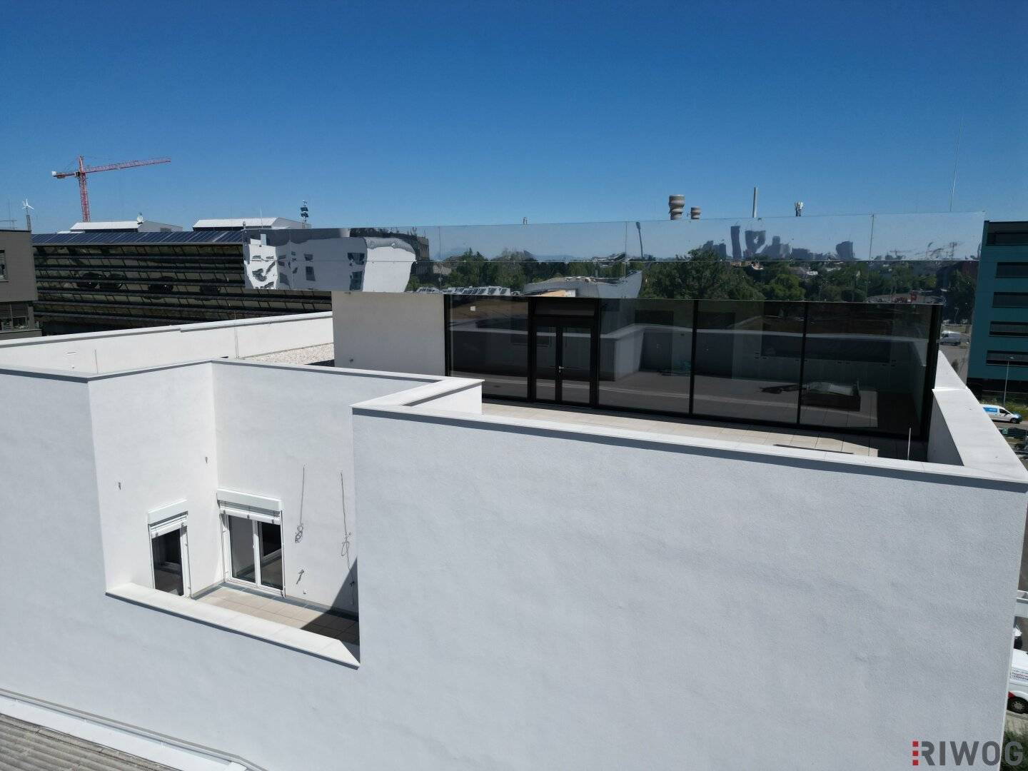 First occupancy 854 m² office / laboratory with 121 m² meeting or events room and 131 m² terraces with Vienna view | fit-out according to tenant's wishes | parking directly on site