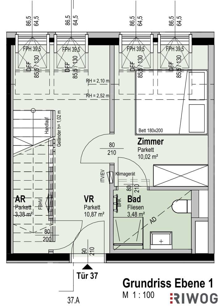 First occupancy with rooftop terrace | DG Maisonette near Alte Donau | Stunning distant view | Partly courtyard facing | District heating | Underground parking space optional | Ideal for investors or owner-occupiers | Sustainable project depline? no