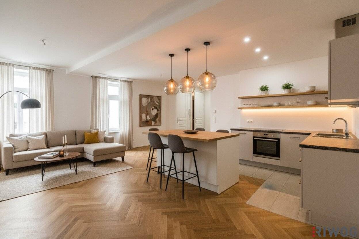 Old building balcony apartment renovated historic style old building approx 2 minutes to U4 Schönbrunn approx 15 minutes to the 1st district