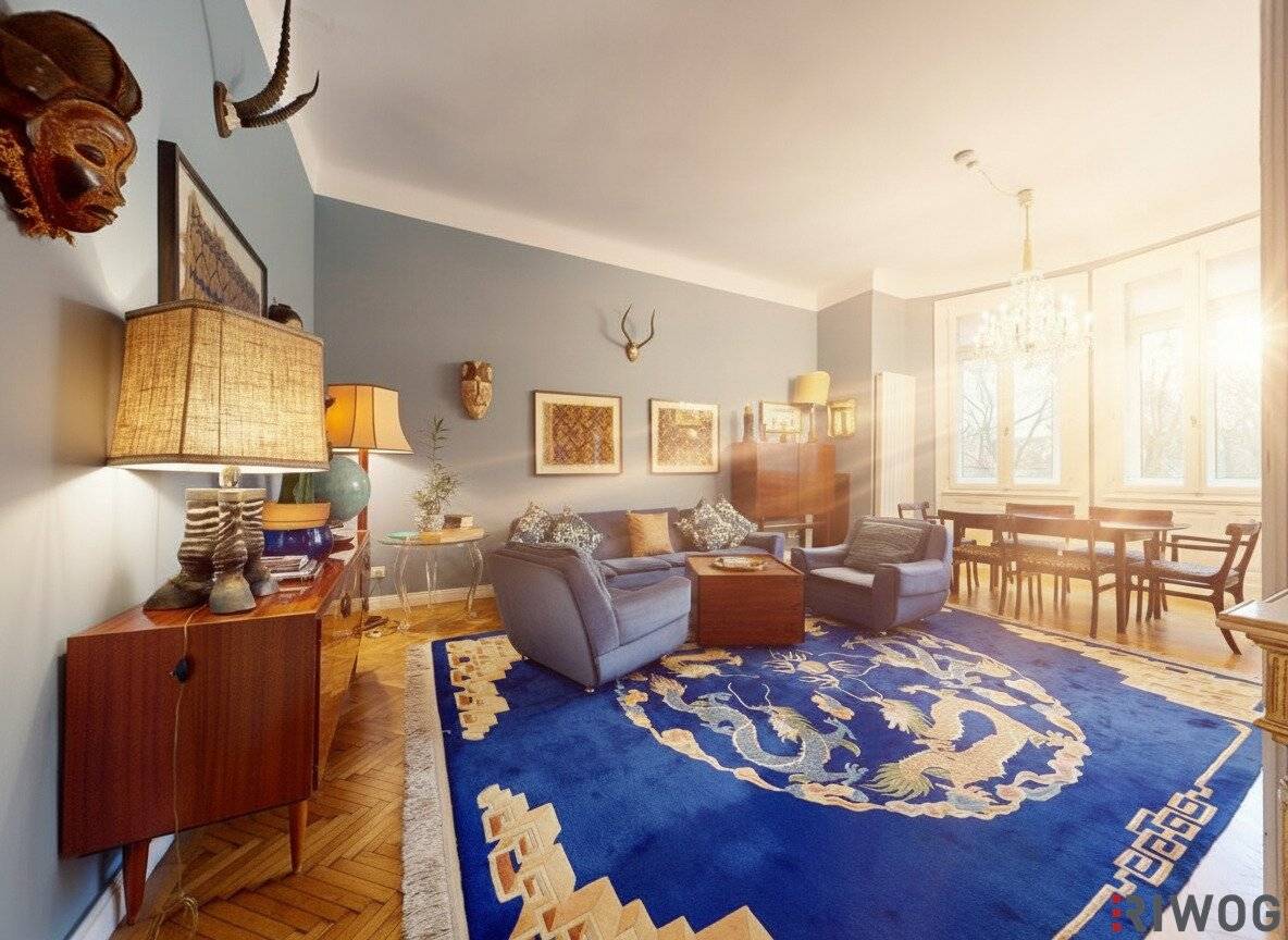 Prunkvolle 4-Zimmer Wohnung mit Loggia I Schönbrunn Blick I 360° Rundgang