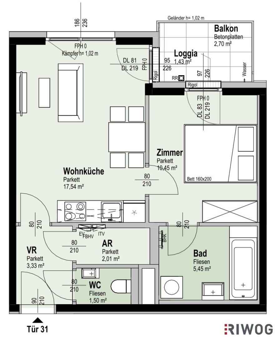 ERSTBEZUG mit Loggia/Balkon | Nähe Alte Donau | Fernwärme | TG-Stellplatz optional | Ideal für Anleger oder Eigennutzer | Nachhaltiges Projekt