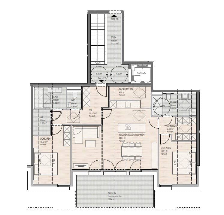 DAS LIMBERG | Where history lives on: Exclusive 3 room attic apartment, TOP 17