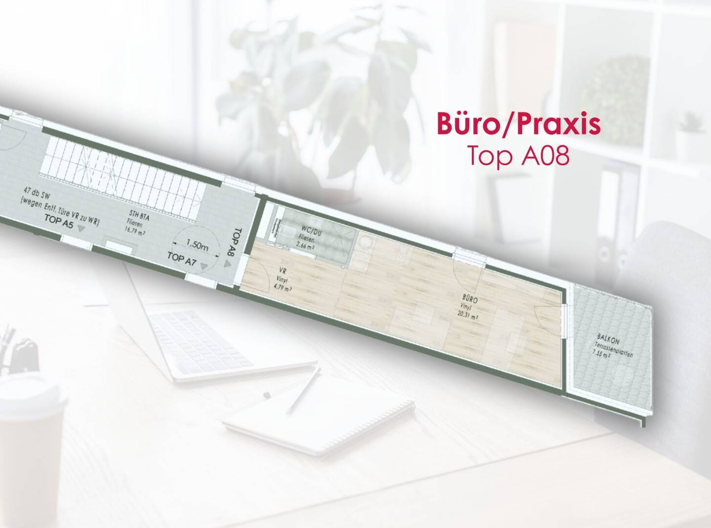Smart single office / Top A08