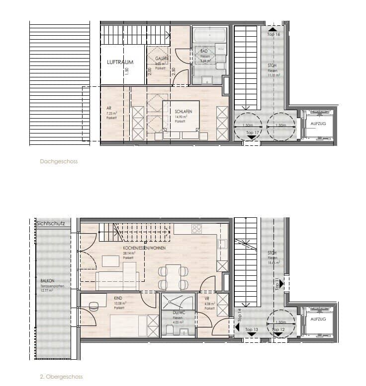 DAS LIMBERG | Where history lives on: 3 room gallery apartment, TOP 14