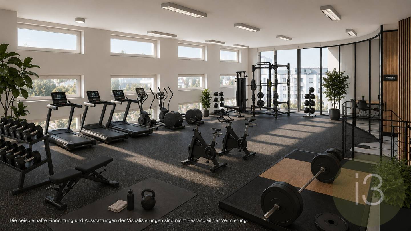 Office/Training/Fitness Top Floor Wide View Salzburg-Schallmoos Room layout according to tenant's wishes