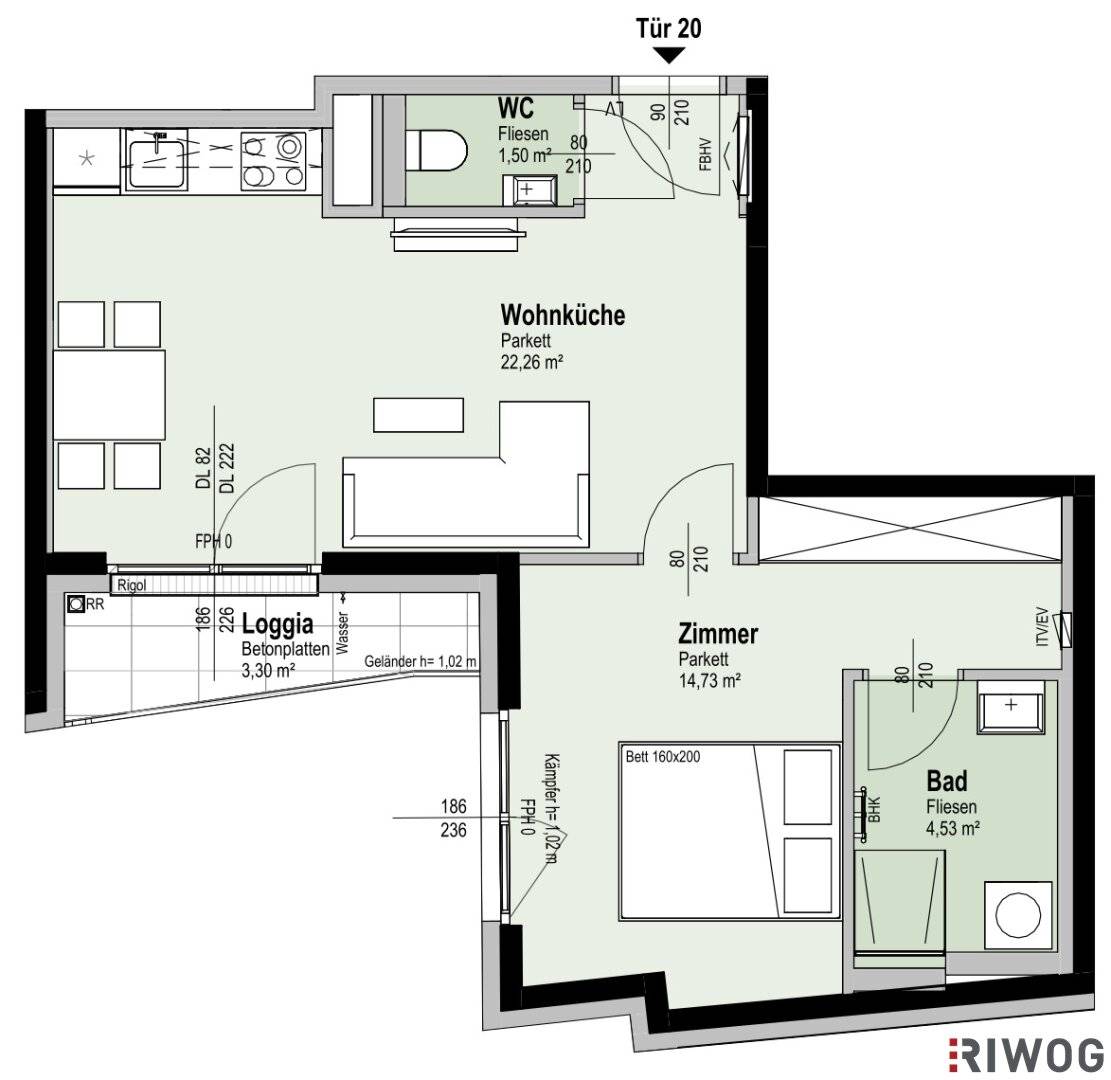 First occupancy near Alte Donau courtyard side with loggia district heating underground parking space optional ideal for investors or owner occupiers sustainable project