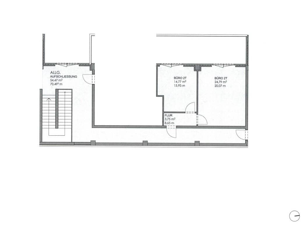 Wals Gois: Office with 43.31 m² on the 1st floor