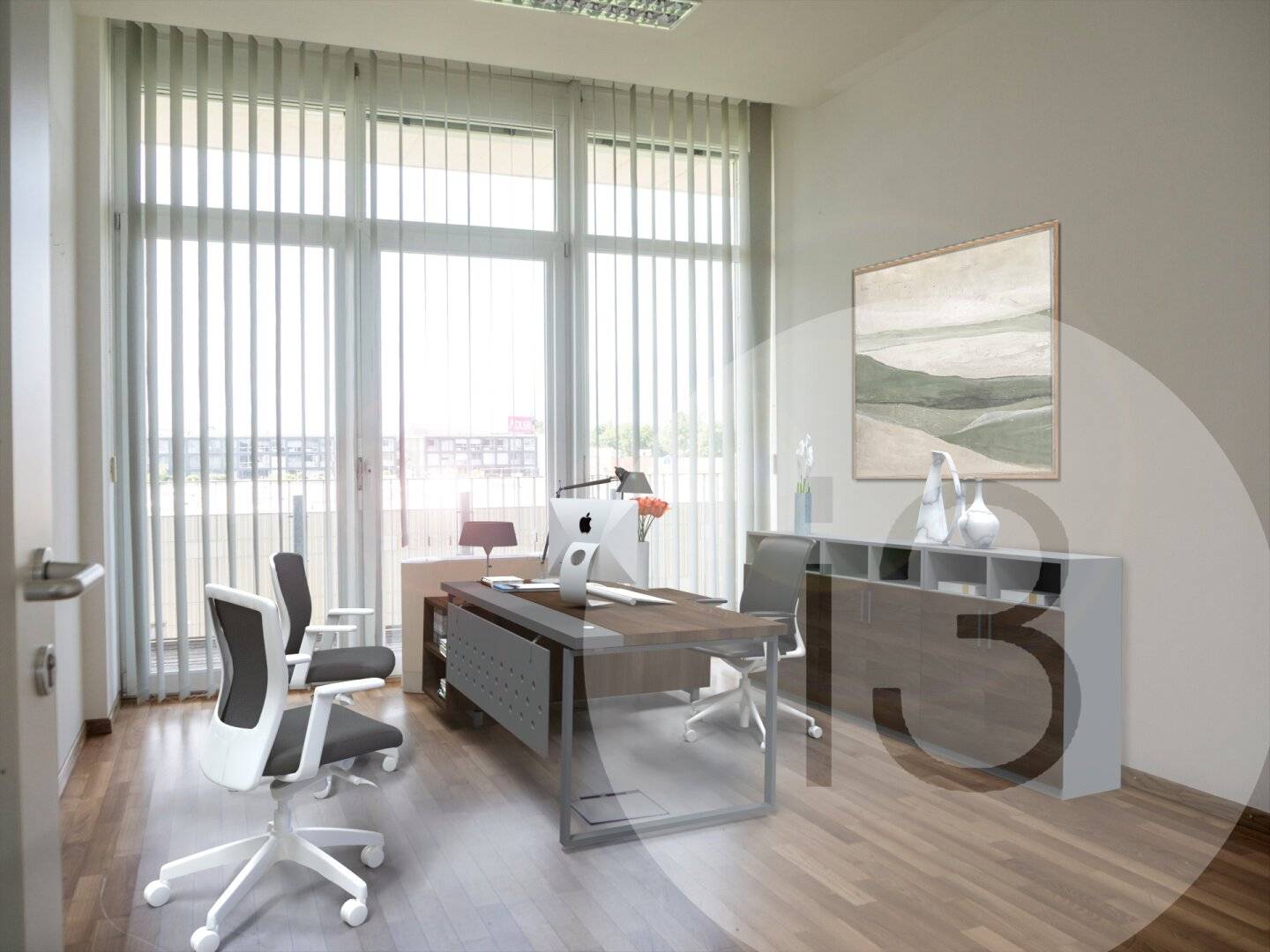 701 m² Office floor with sun terrace Autobahn ramp Salzburg Airport