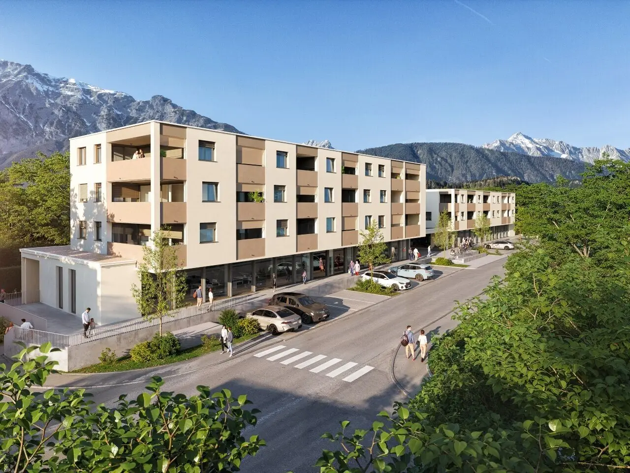Commercial space for service providers - A-G1 "Die Neue Ladenstraße"