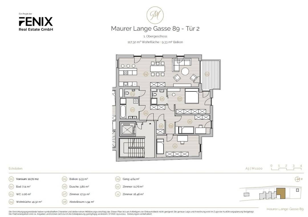 New build apartment with garden and balcony in Mauer