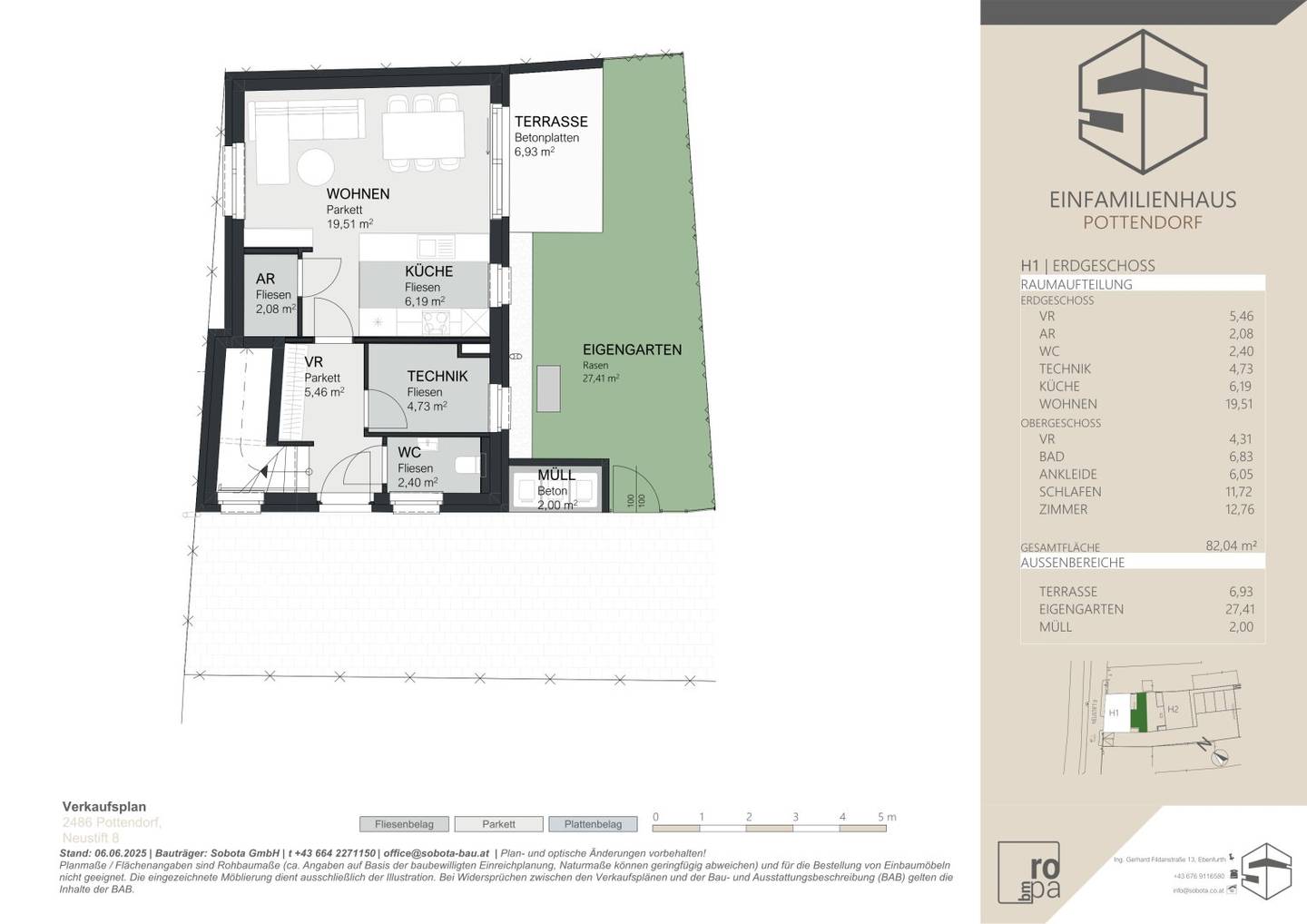 Affordable, Modern Single-Family House with Private Garden, Shell Condition, Air Heat Pump, 2 Parking Spaces