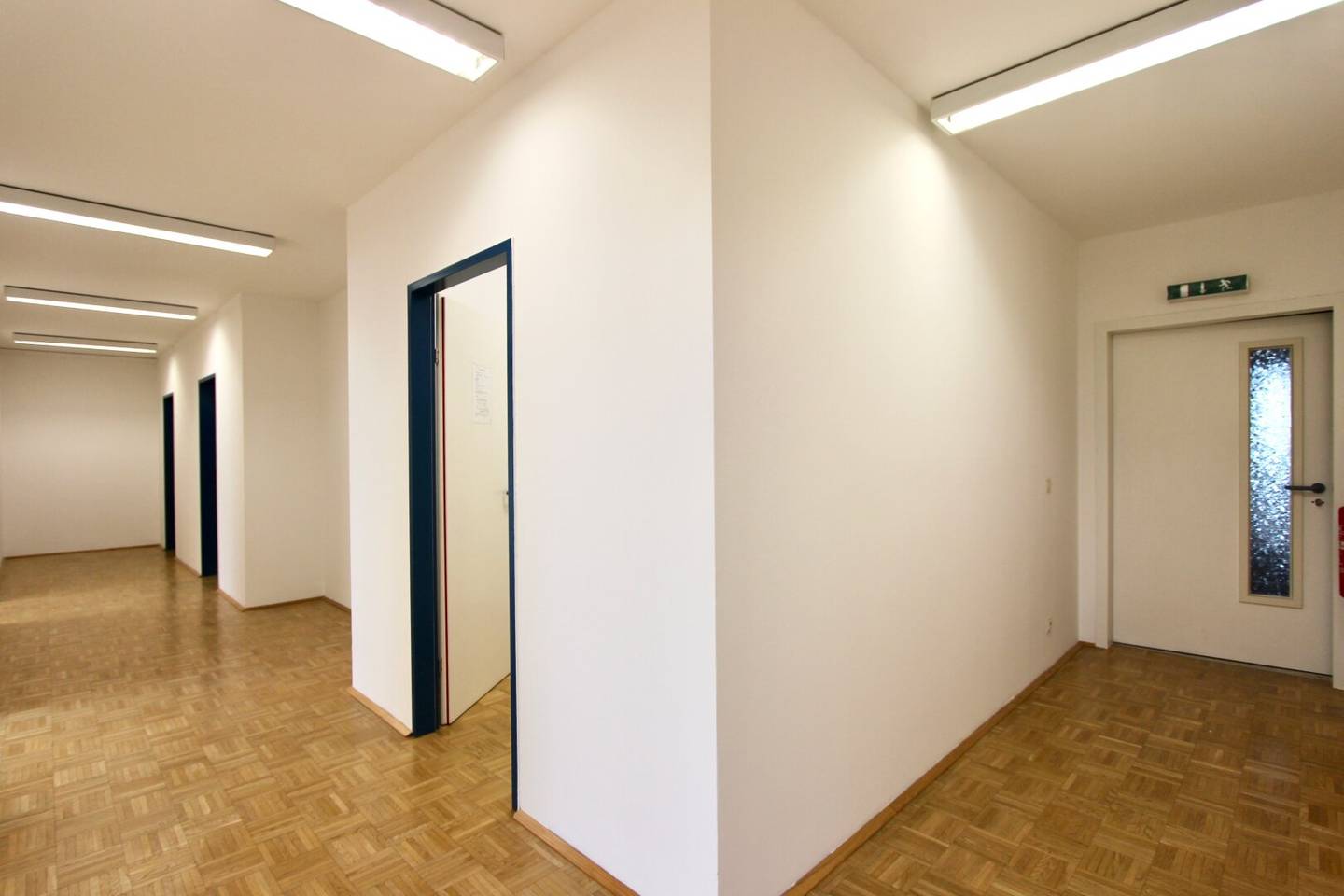 Central walk through office on the 4th floor of an office building including heating costs