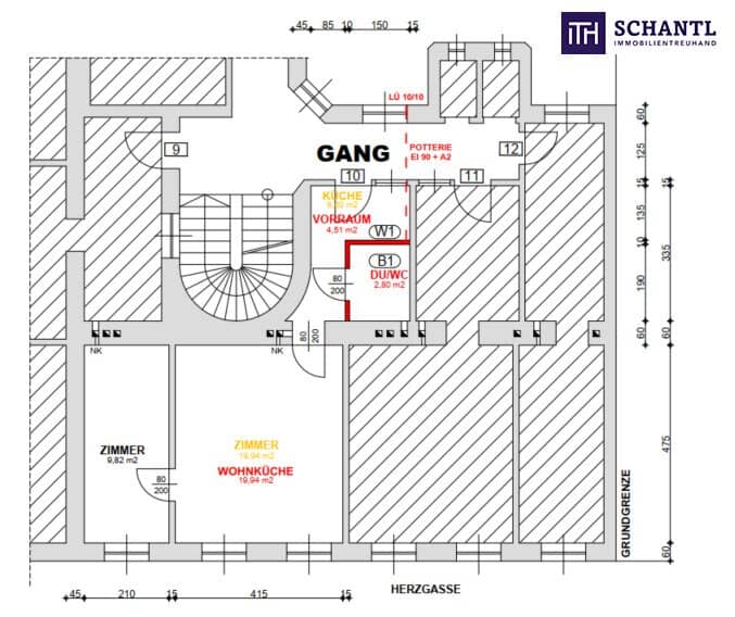 Ihr kreatives Meisterwerk im Supergrätzl: Entkernte Wohnung mit grenzenlosem Potenzial – Jetzt verwandeln!