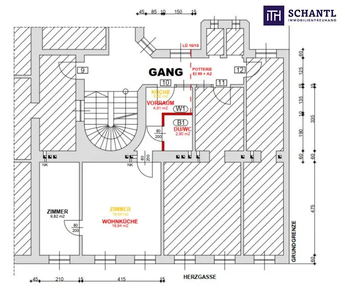 Ihr kreatives Meisterwerk im Supergrätzl: Entkernte Wohnung mit grenzenlosem Potenzial – Jetzt verwandeln!