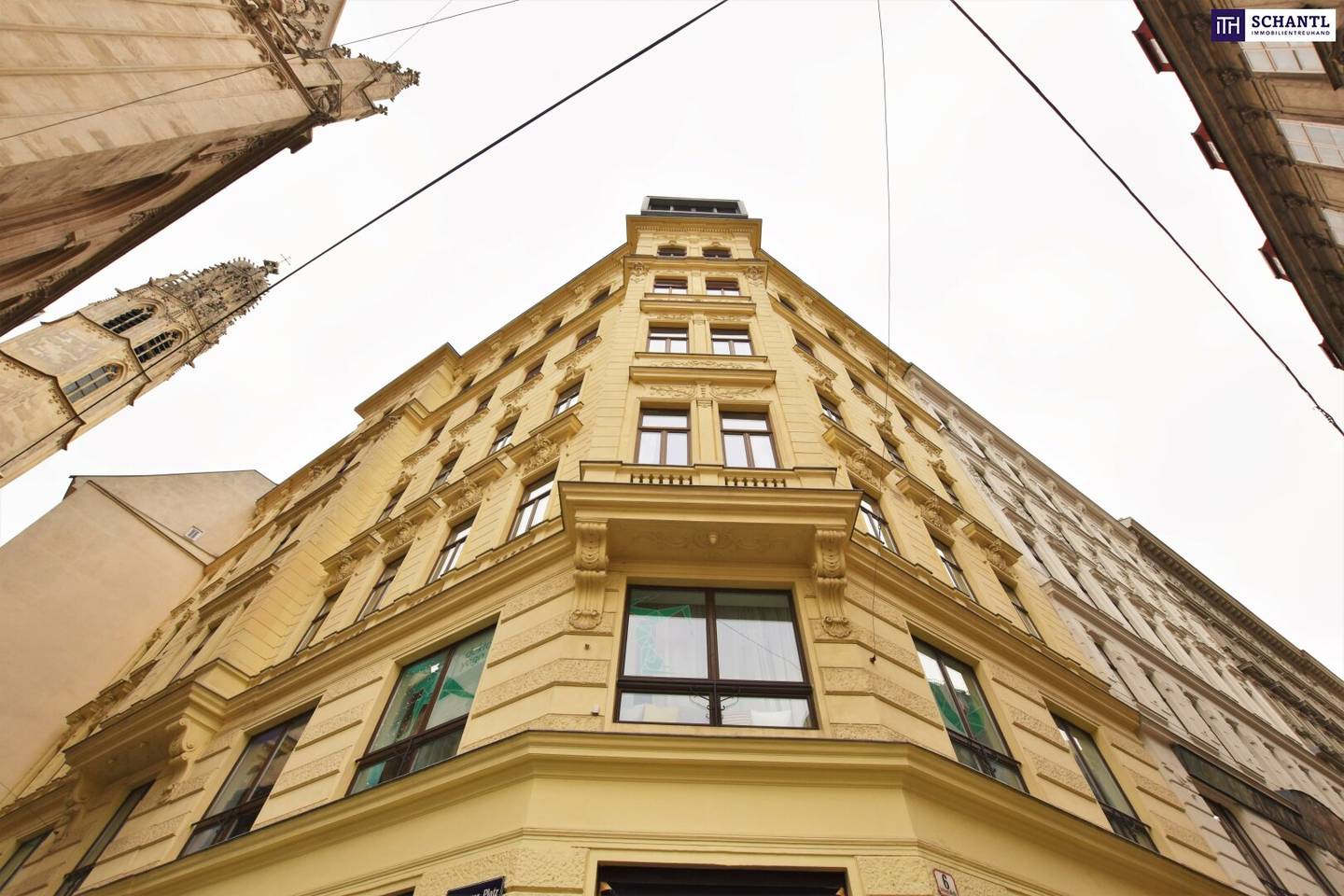 Representative luxury historic apartment in a great inner city location. Magnificent historic building on a quiet square in 1010 Vienna. Move in and feel at home