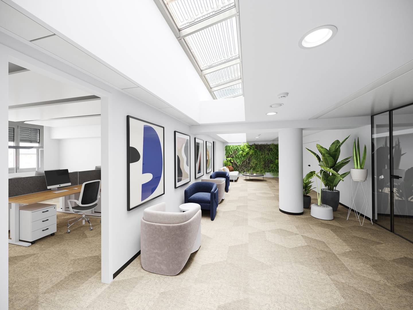 Moderne Bürofläche in 1030 Wien Zentrum Rennweg – flexible Grundrisse