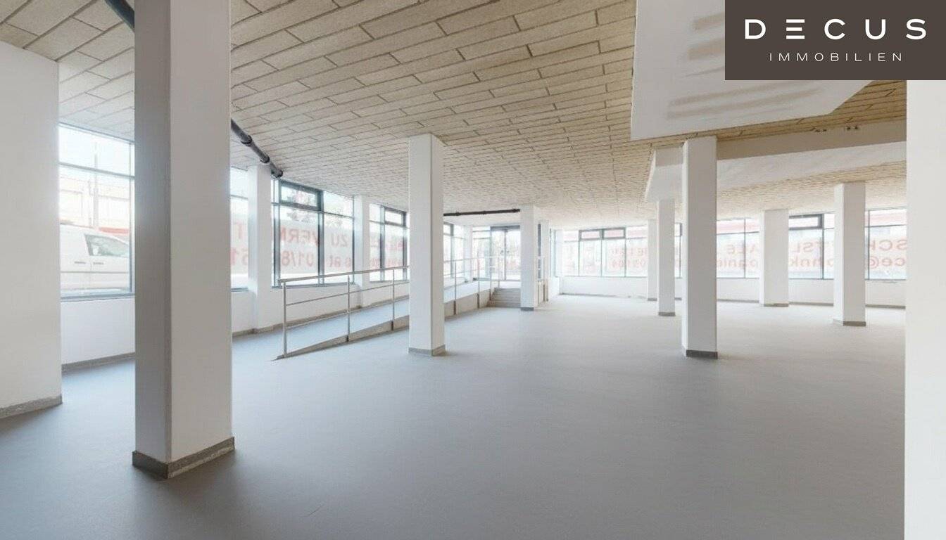 Großzügige Geschäftslokale zwischen 300 und 900 m² im 21. Bezirk – Top Sichtbarkeit