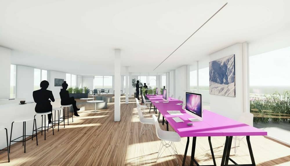 Loft apartment with views and modern fittings
