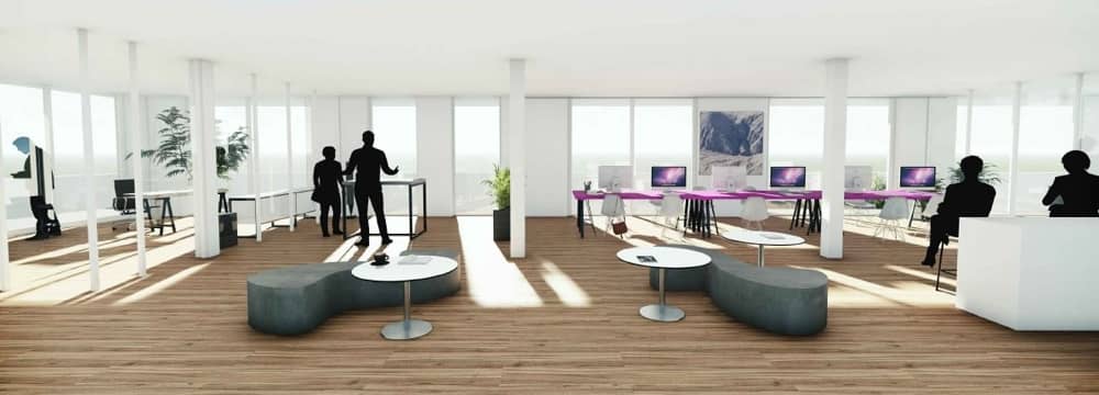 Loft apartment with views and modern fittings