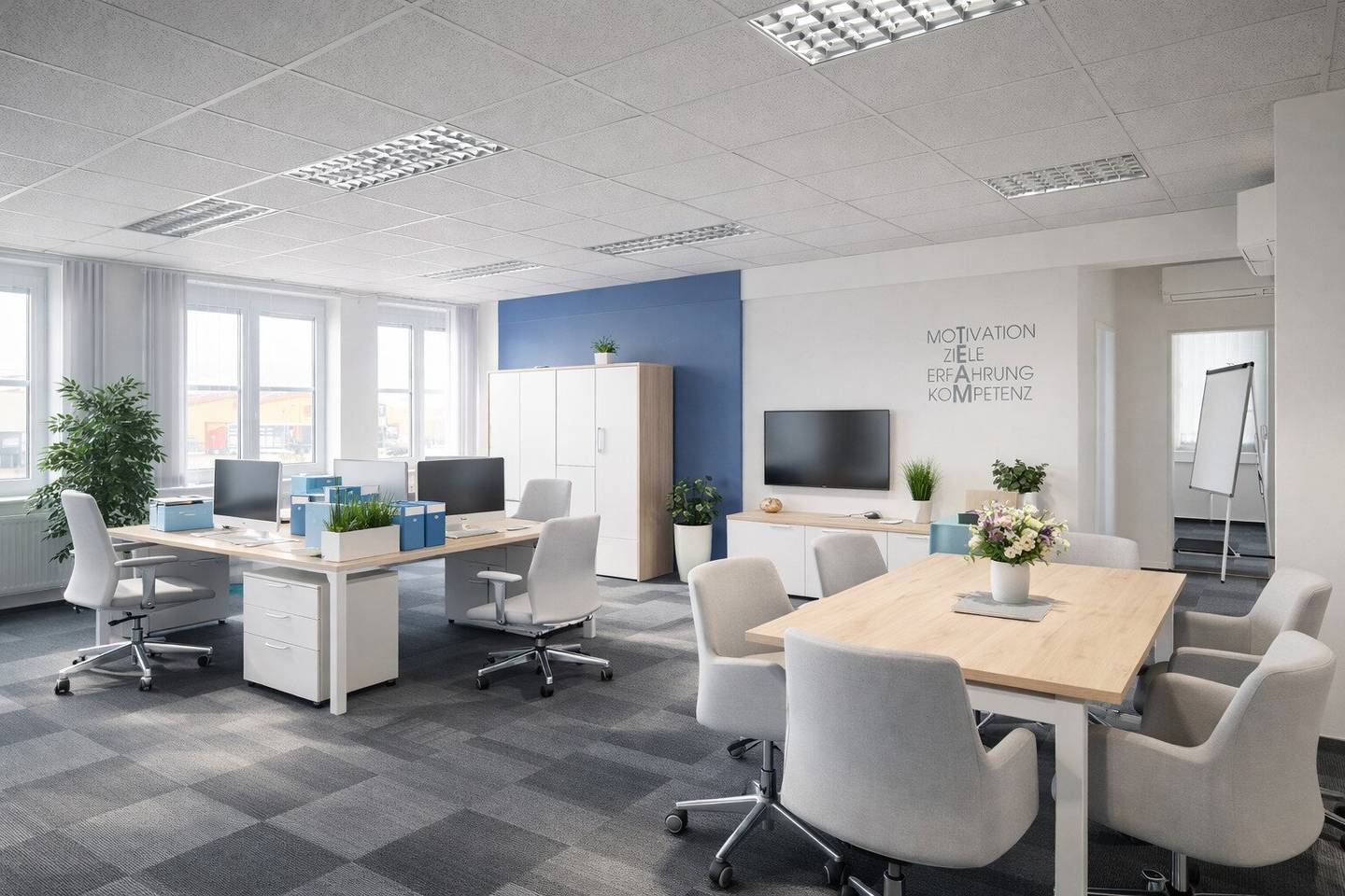 Office spaces in the Radlberg industrial area