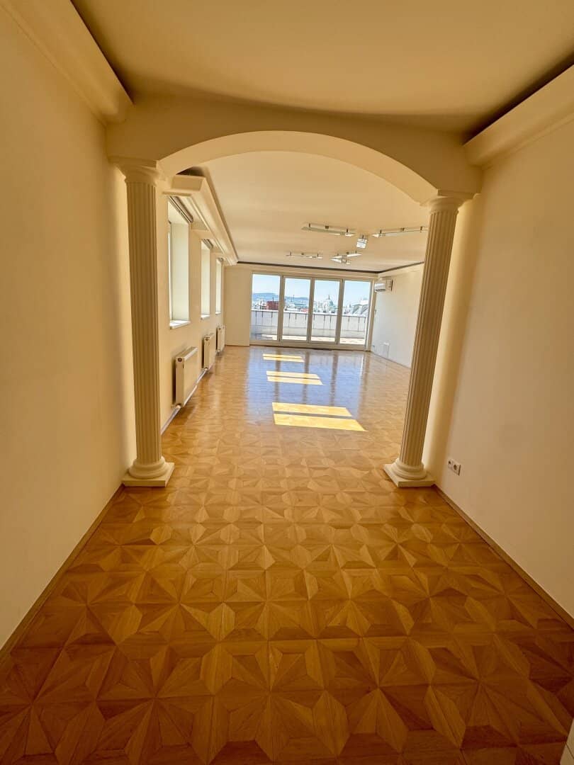 Magnificent penthouse with a dream view over Vienna's rooftops to Karlskirche and Stephansdom near Belvedere, air conditioned