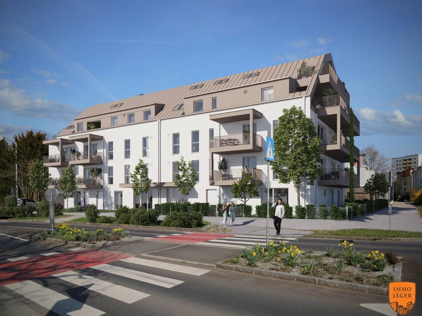 Neubauprojekt SAFARI - Moderne 4-Zi-Wohnung Erstbezug in Linz, 85m², 2 Balkone, Garage, Fußbodenheizung - Baubeginn Herbst 2026