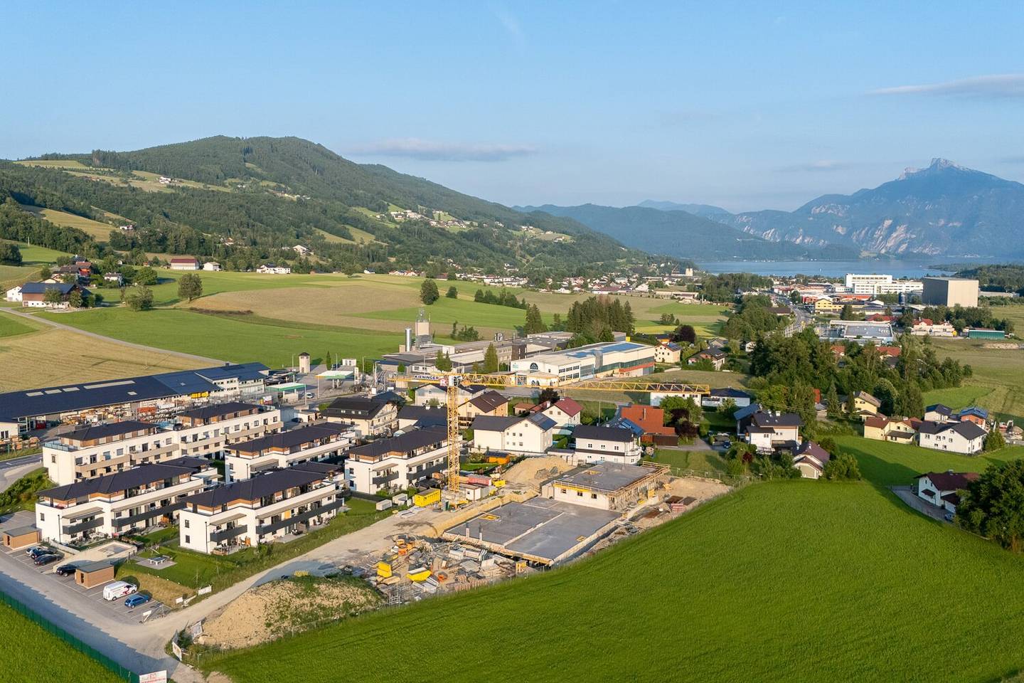 NUR NOCH 5 WOHNUNGEN FREI!!! NEUBAUWOHNUNGEN ZWISCHEN MONDSEE UND IRRSEE BAURECHTOBJEKT -  PROVISIONSFREI
