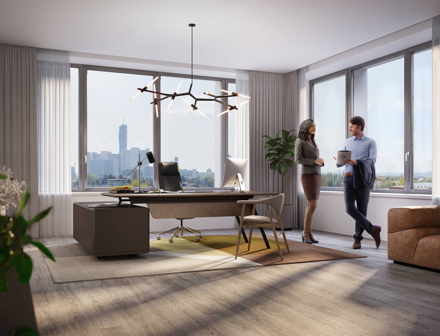 Apartment with good U1 connection and terrace