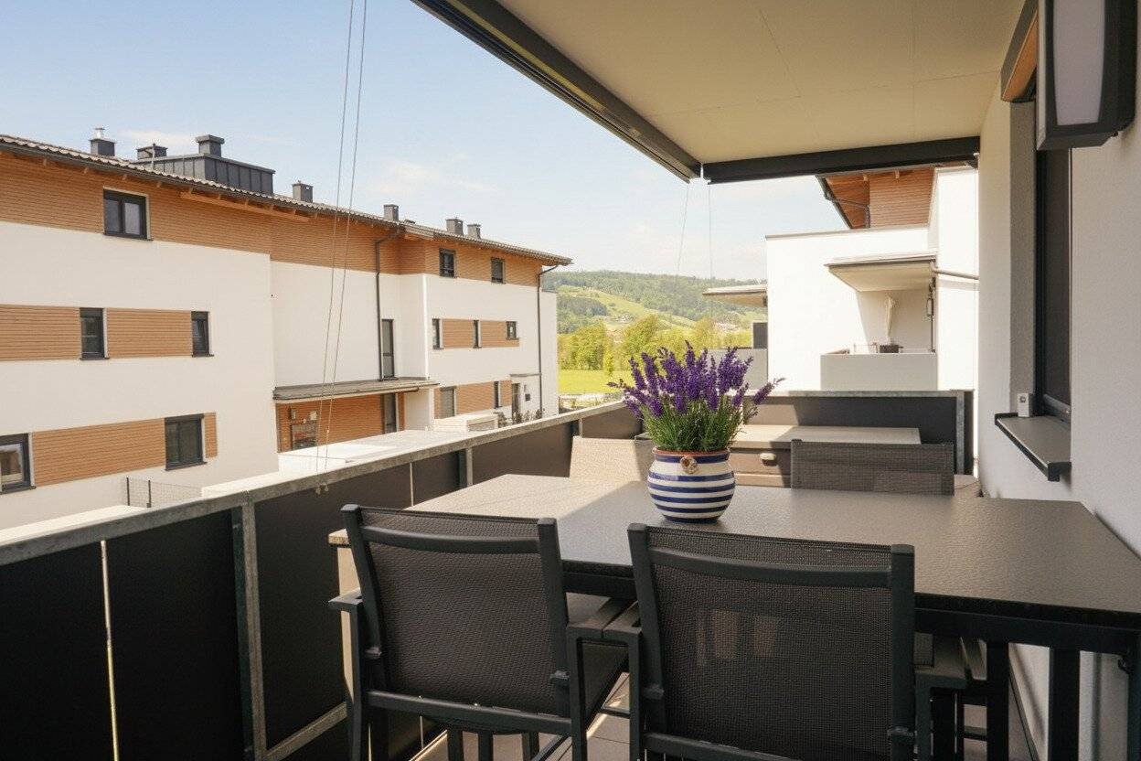 PROVISIONSFREI - 3 Zimmer Wohnung mit hochwertiger Küche, großen Sonnenbalkon in Mondsee - Tiefgaragenplätze, Lift, möblierte Übernahme möglich! Im BAURECHTSEIGENTUM