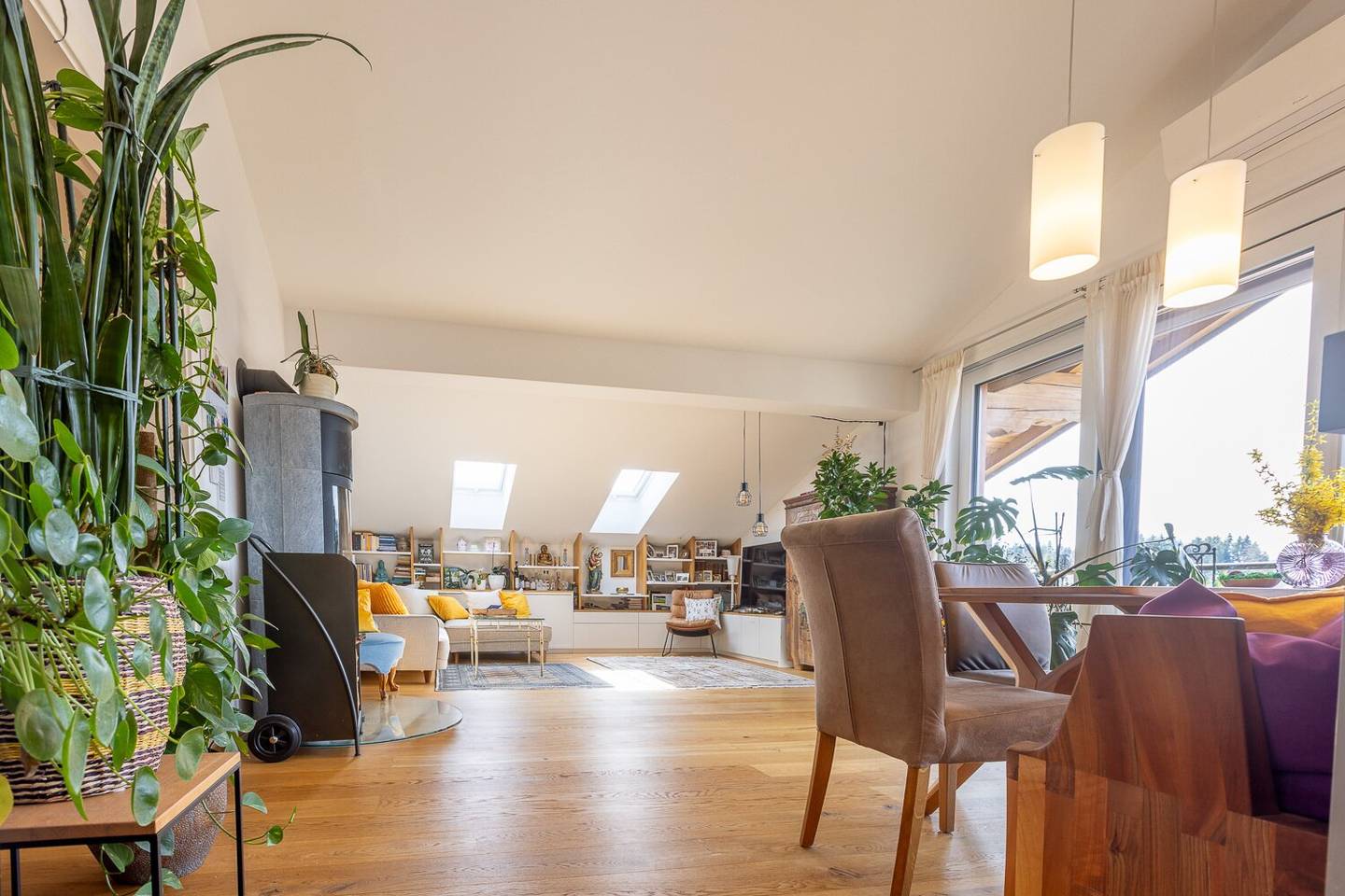 Über den Dächern von Zell am Moos - Penthouse - Traum mit SUPER - Seeblick auf den Irrsee