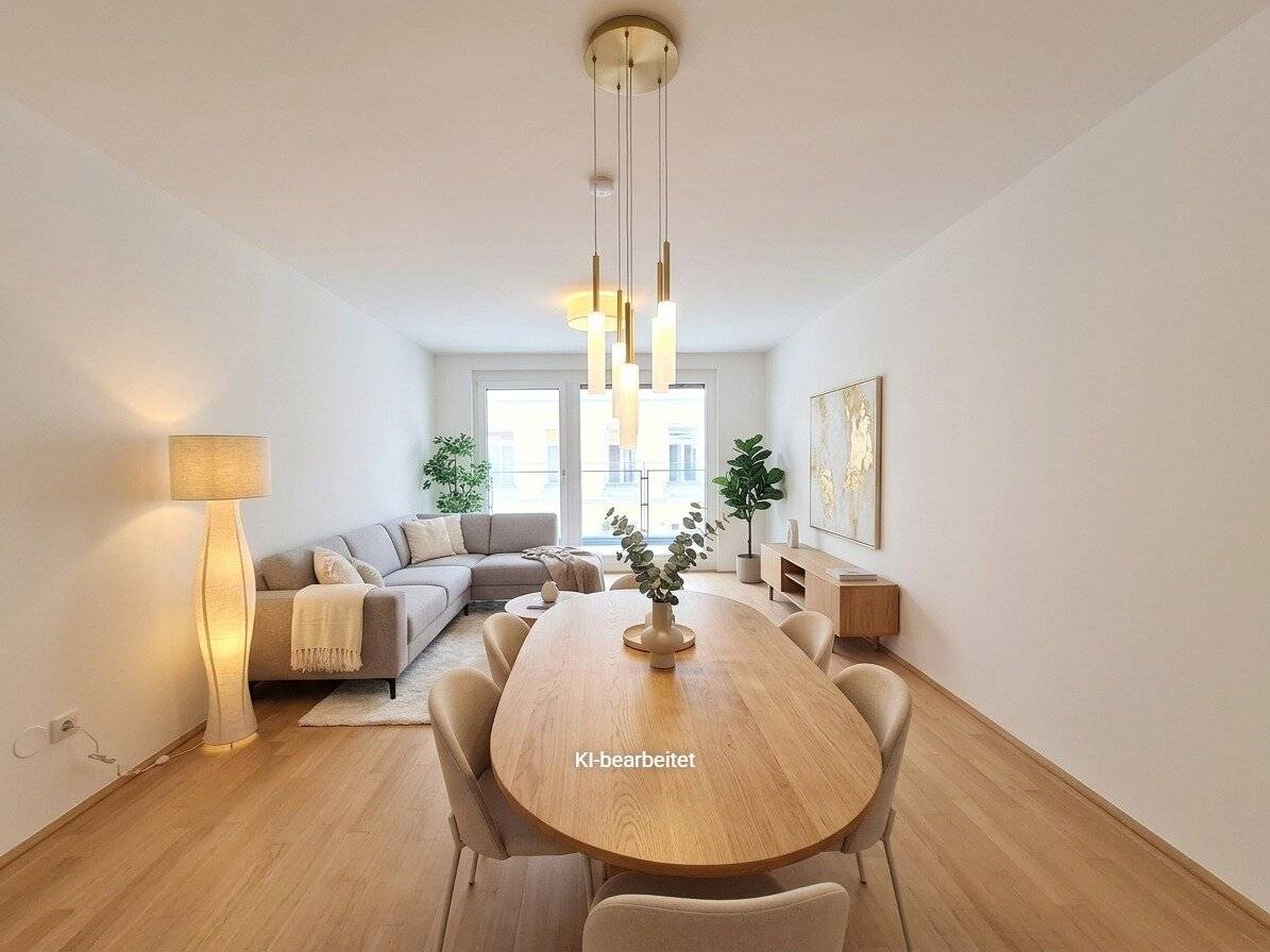 Quiet three room apartment with outdoor area
