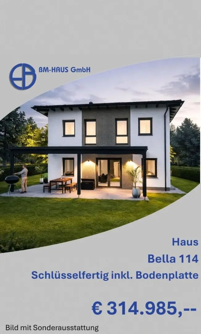 124 m² turnkey with foundation slab € 359.543,-- fixed price guarantee