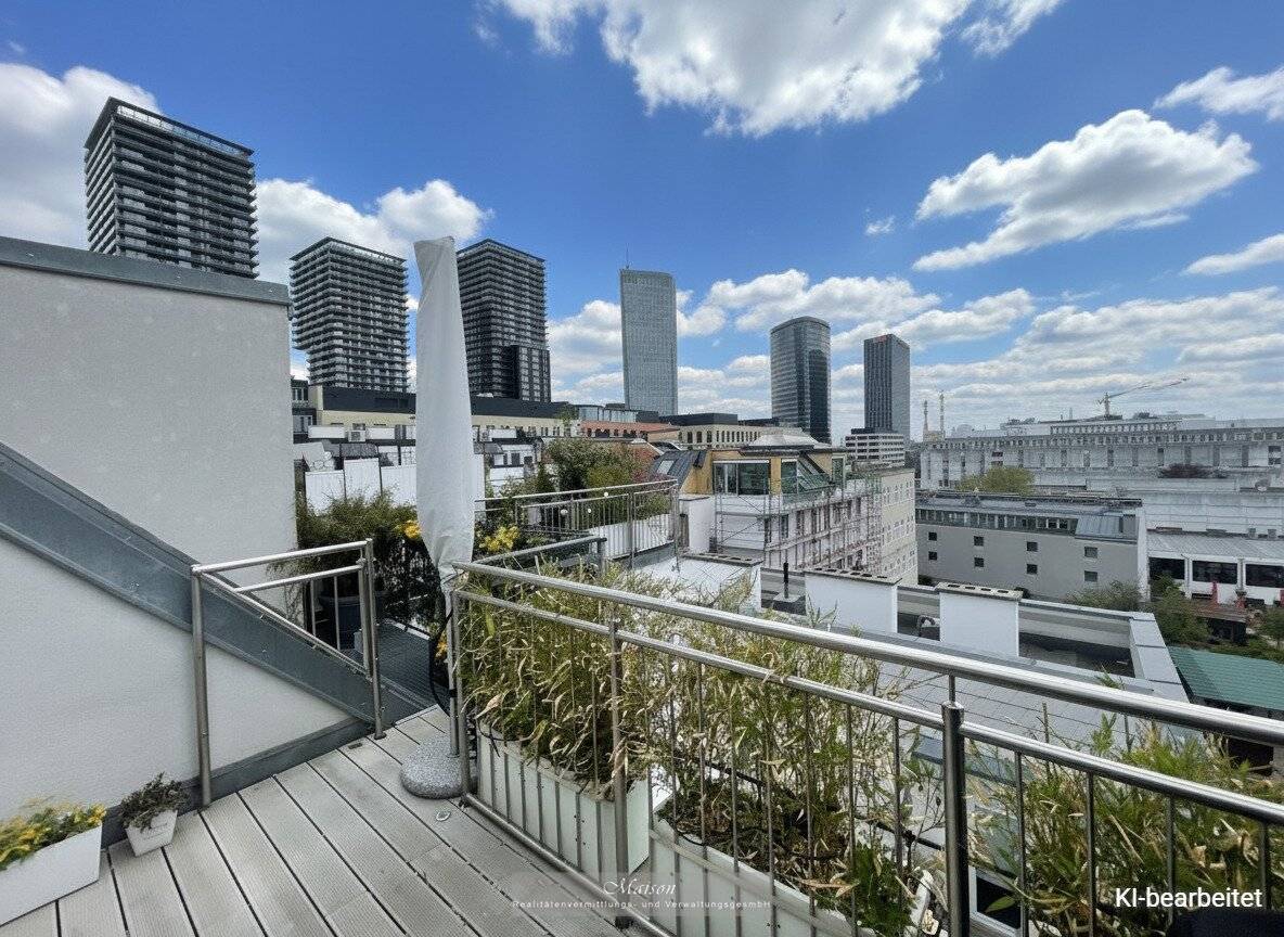 MODERNE 3-ZIMMER DACHTERRASSENMAISONETTE IN 1030 WIEN